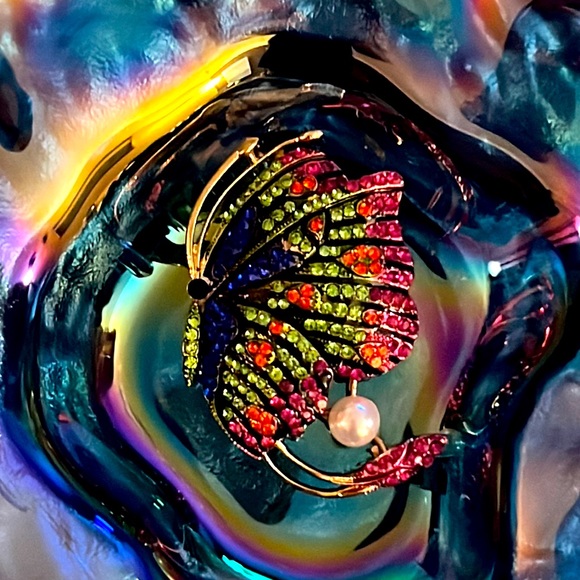 🦋Butterfly & Hummingbird Brooch Set - Picture 1 of 3